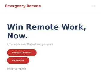 Emergencyremote.com(Emergency Remote) Screenshot