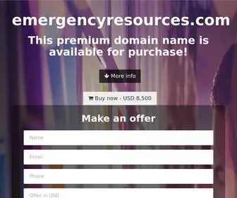 Emergencyresources.com(emergencyresources) Screenshot