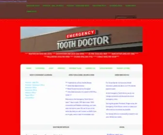 Emergencytoothdoctor.com(Emergency Tooth Doctor) Screenshot