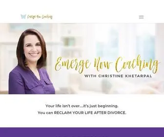 Emergenowcoaching.com(Emerge Now with Christine Khetarpal) Screenshot