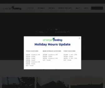 Emergenttesting.com(Emergent Testing) Screenshot
