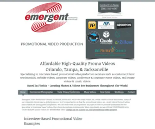 Emergentvideomarketing.com(Emergent Video Maketing) Screenshot