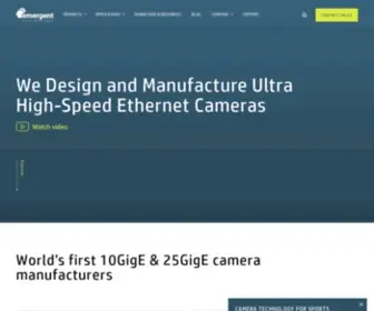 Emergentvisiontec.com(Emergent Vision Technologies) Screenshot
