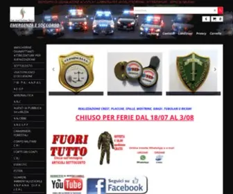 Emergenzaesoccorso.com(Welcome Sirene e lampeggianti per emergenza e soccorso) Screenshot