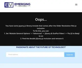 Emerging.vc(Emerging Ventures) Screenshot