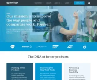 Emergn.com(We improve the way people and companies work) Screenshot