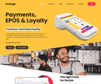 Emergouk.com(EPOS, Payments, Loyalty) Screenshot