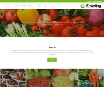 Emerlinginternational.com(International Ingredient Sourcing and Bulk Ingredients Supplier) Screenshot