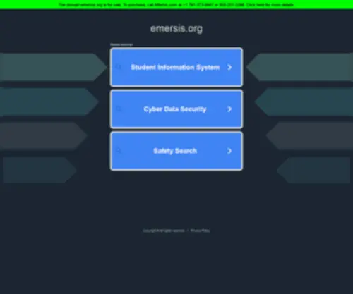 Emersis.org(Emersis) Screenshot