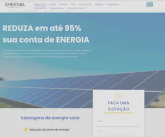 Emersol.com.br(Emersol Energia Solar) Screenshot