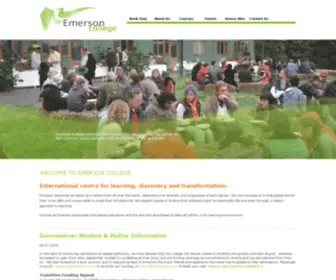 Emerson.org.uk(Emerson college) Screenshot
