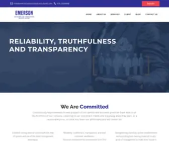 Emersonadvisorsandconsultants.com(Company Registration Consultant in Ahmedabad) Screenshot