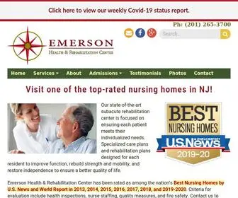 Emersonhealthcare.com(Premier senior care services in Bergen County NJ) Screenshot
