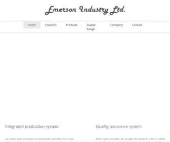 Emersonindustry.com(Emerson Industry) Screenshot