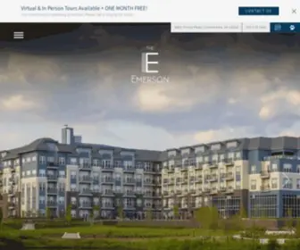 Emersonlife.com(The Emerson Luxury Apartments Community) Screenshot