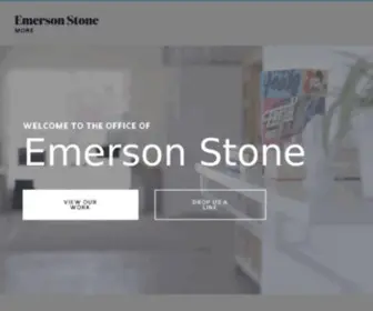 Emersonstone.com(Emerson Stone is now Anchor & Alpine) Screenshot