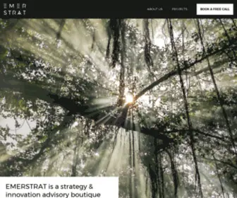 Emerstrat.com(Strategy Advisory Boutique) Screenshot