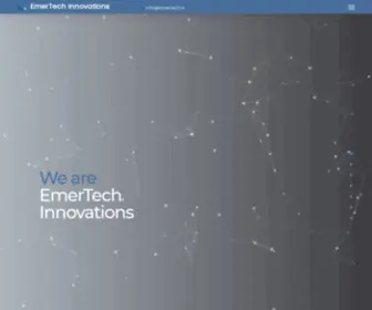 Emertech.io(EmerTech Innovations) Screenshot