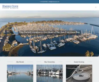 Emerycove.com(Emery Cove Yacht Harbor) Screenshot