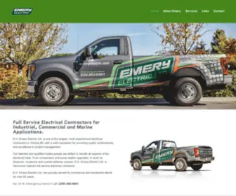 Emeryelectric.com(Full Service Electrical Contractors for Industrial) Screenshot