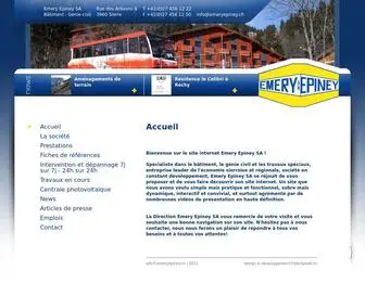 Emeryepiney.ch(Génie civil) Screenshot