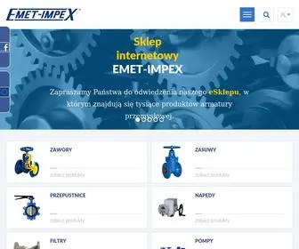 Emet-Impex.com.pl(Armatura przemysłowa) Screenshot