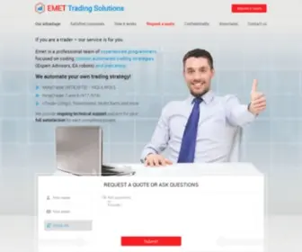 Emet-Solutions.com(We automate your custom trading strategy) Screenshot