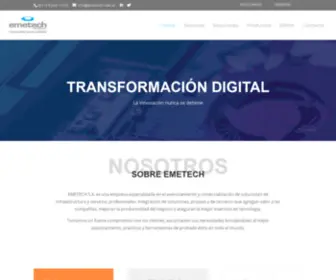 Emetech.com.ar(Emetech S.A) Screenshot