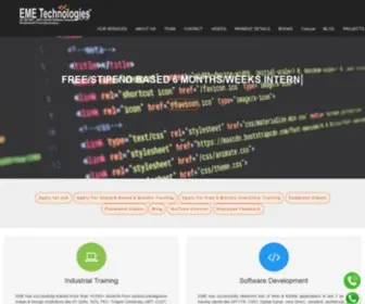 Emetechnologies.com(Eme technologies) Screenshot