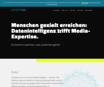 Emetriq.com(Erfolg durch intelligentes Targeting) Screenshot