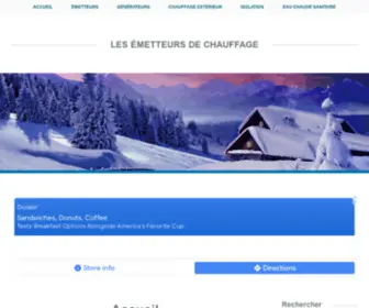 Emetteursdechauffage.com(Générateur) Screenshot