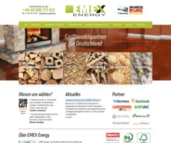 Emex-Energy.de(Brennholzhandel EMEX Energy) Screenshot
