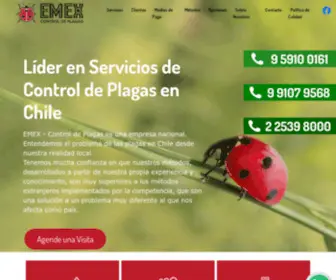 Emexchile.cl(Control de Plagas) Screenshot