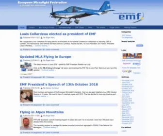 EMF.aero(European Microlight Federation) Screenshot