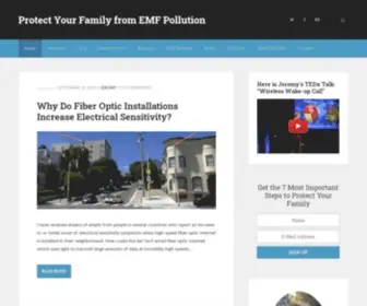 Emfanalysis.com(Protect Your Family from EMF Pollution) Screenshot