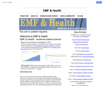 Emfandhealth.com(EMF&Health Home) Screenshot