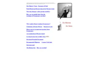 EMFJ.org(Ex-Masons for Jesus) Screenshot