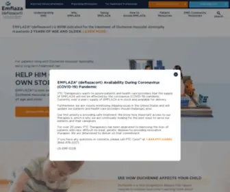 Emflaza.com(EMFLAZA® (deflazacort)) Screenshot