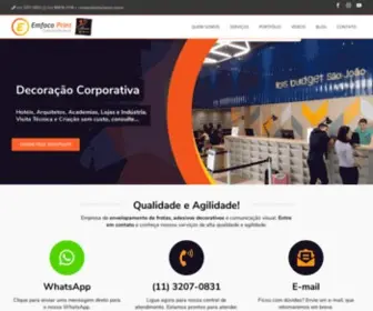 Emfocoprint.com.br(Adesivo para carro e envelopamento de frotas) Screenshot