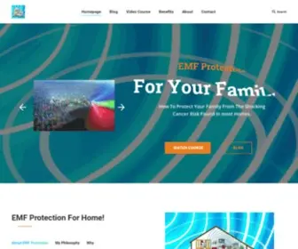 Emfprotectionforhome.com(EMF protection for Home) Screenshot