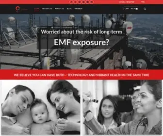 Emfshieldprotect.com(QUANTHOR official) Screenshot