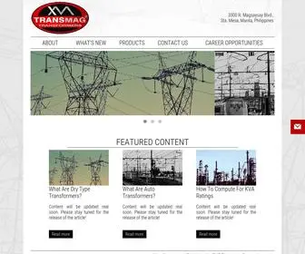 Emftransmag.com(EMF Transmag Transformers) Screenshot