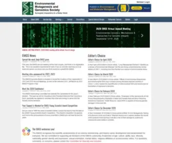 EMGS-Us.org(Environmental Mutagenesis and Genomics Society) Screenshot
