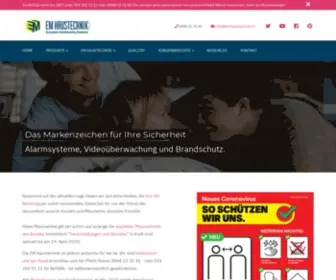 Emhaustechnik.ch(Alarmanlagen Schweiz) Screenshot