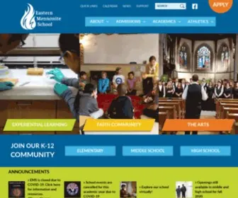 EMHS.net(Eastern Mennonite School) Screenshot