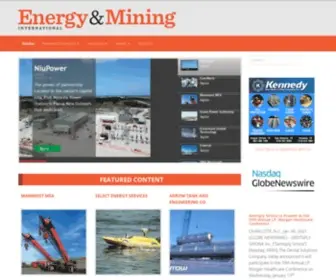 Emi-Magazine.com(Energy and Mining Magazine) Screenshot