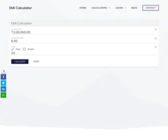 Emicalculator.org(EMI Calculator for Home Loan) Screenshot