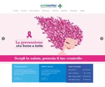 Emicenter.it(Struttura sanitaria polispecialistica) Screenshot