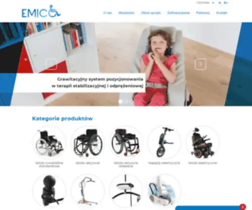 Emico.pl(Sprzęt rehabilitacyjny) Screenshot