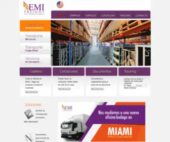 Emifreightintl.com(EMI Freight International) Screenshot